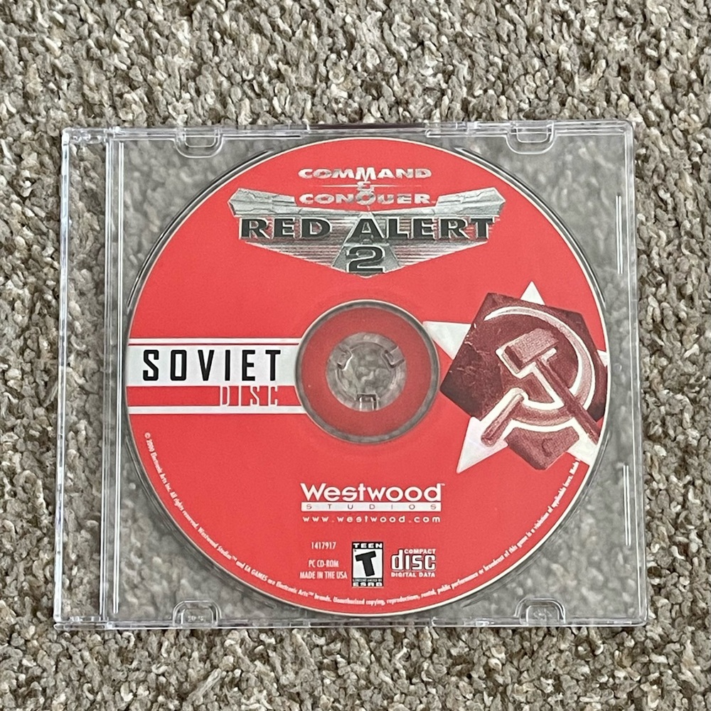 *NO SCRATCHES* Command & Conquer: Red Alert 2 PC 2000 Soviet CD Disc Only🔥HOT🔥 - Picture 3 of 10